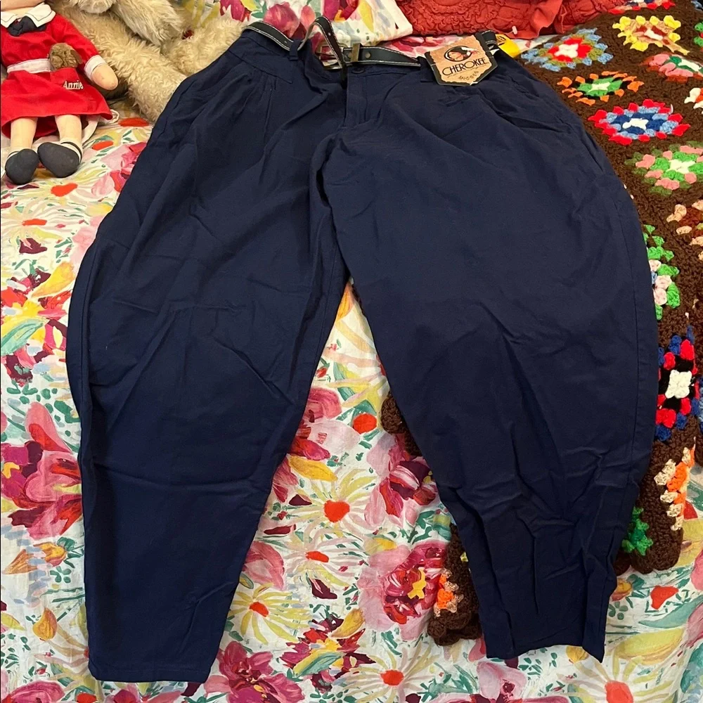 Vintage 80’s NOS Navy Pants - Picture 11 of 15